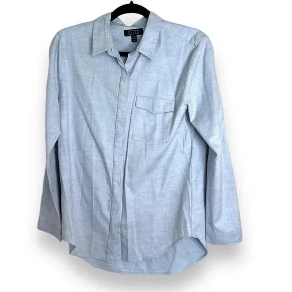 AYR Light Sky Blue Button Down Shirt Size Medium - Picture 1 of 7